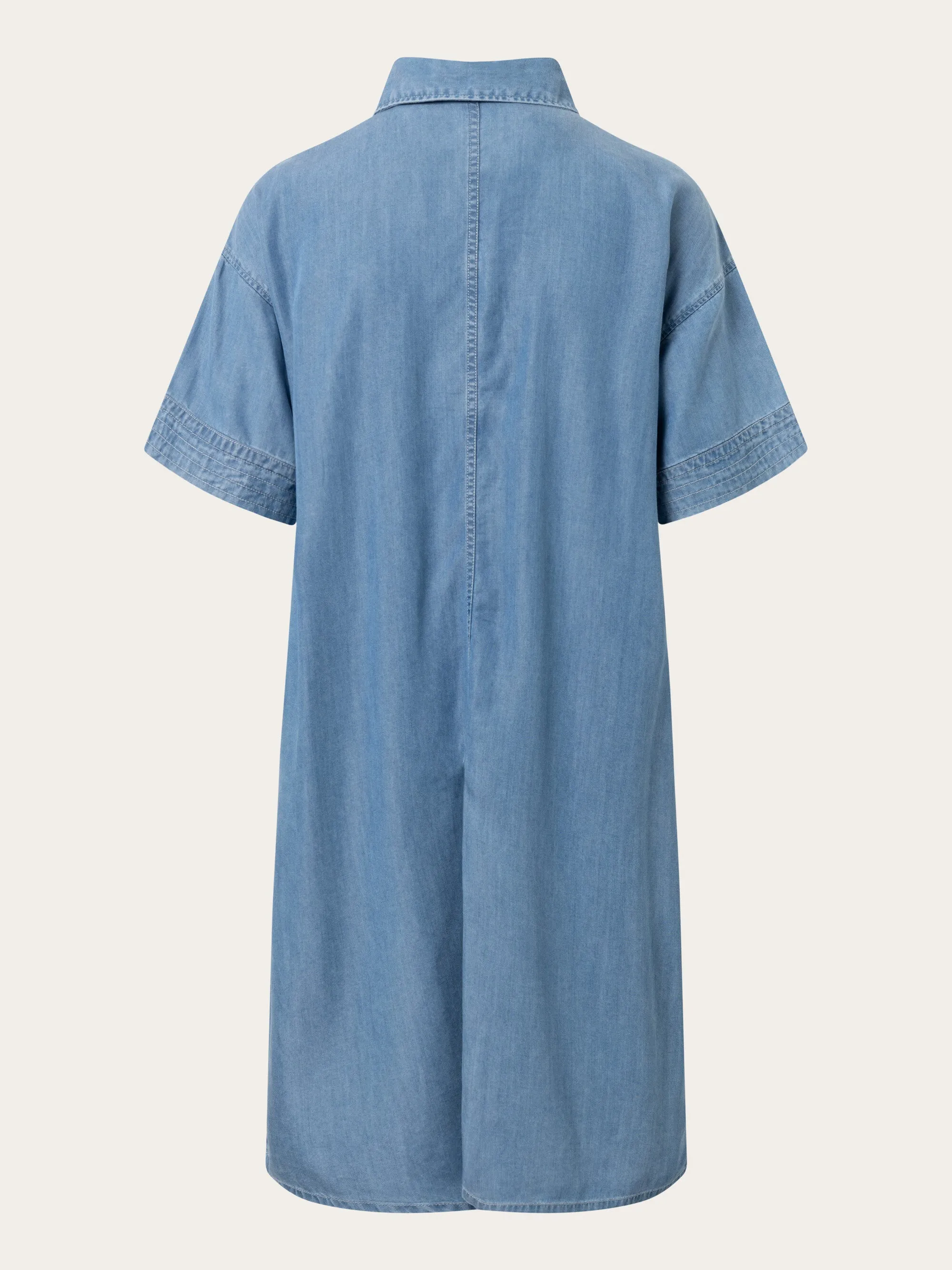 A-shape denim Tencel™ dress - Vintage Indigo