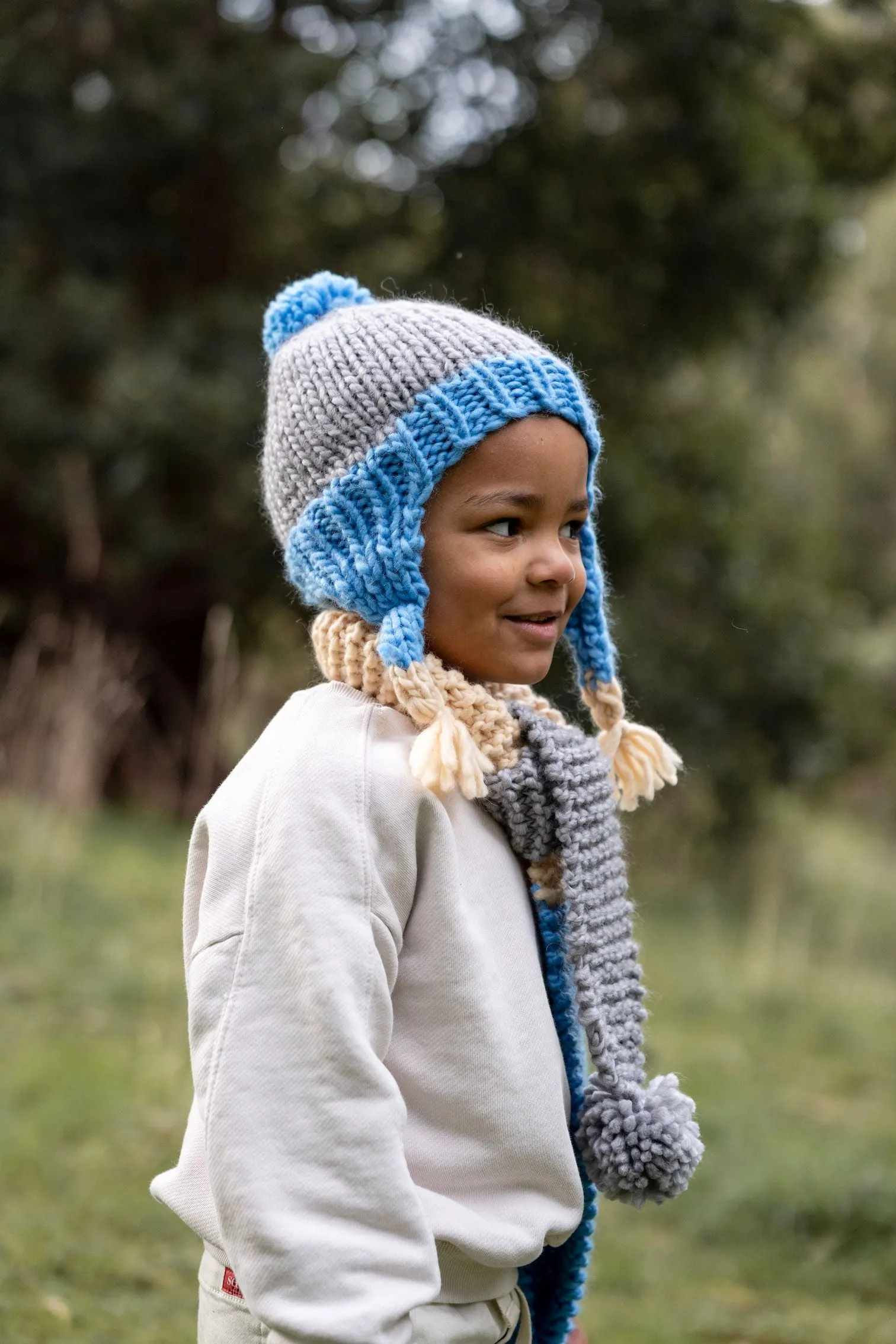 Acorn kids: Earth Beanie Ocean