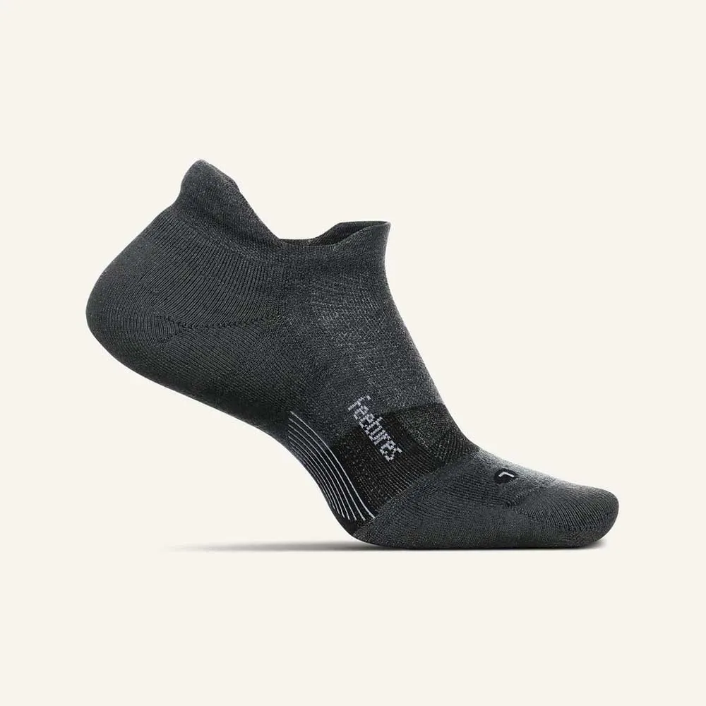 All Gender Merino 10 Ultra Light No Show Tab Socks- Gray