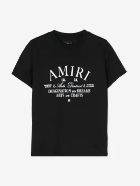 Amiri Kids Arts District T-Shirt in Black