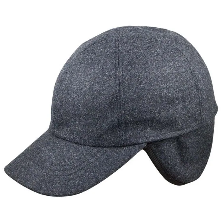 Apt 9 by Totes Men's Wool Blend Charcoal Grey Winter Baseball Cap