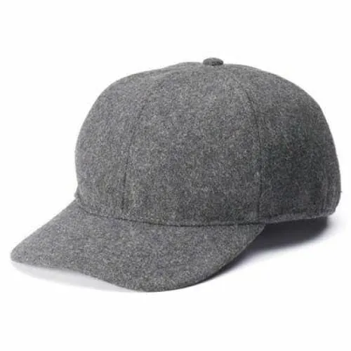 Apt 9 by Totes Men's Wool Blend Charcoal Grey Winter Baseball Cap