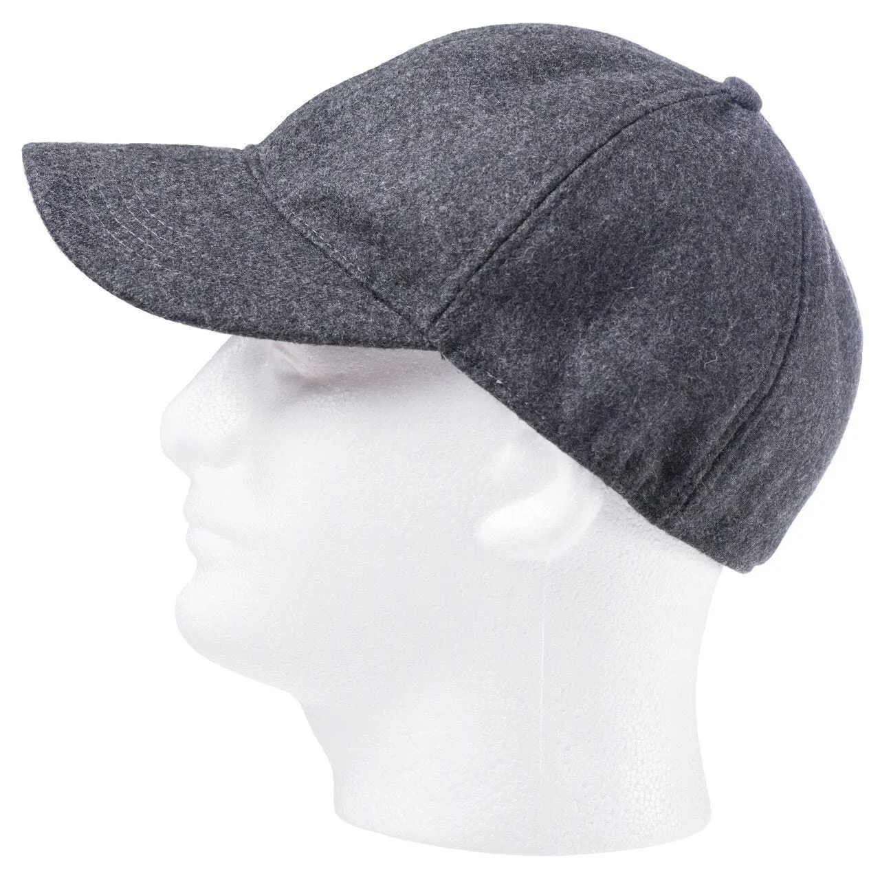 Apt 9 by Totes Men's Wool Blend Charcoal Grey Winter Baseball Cap