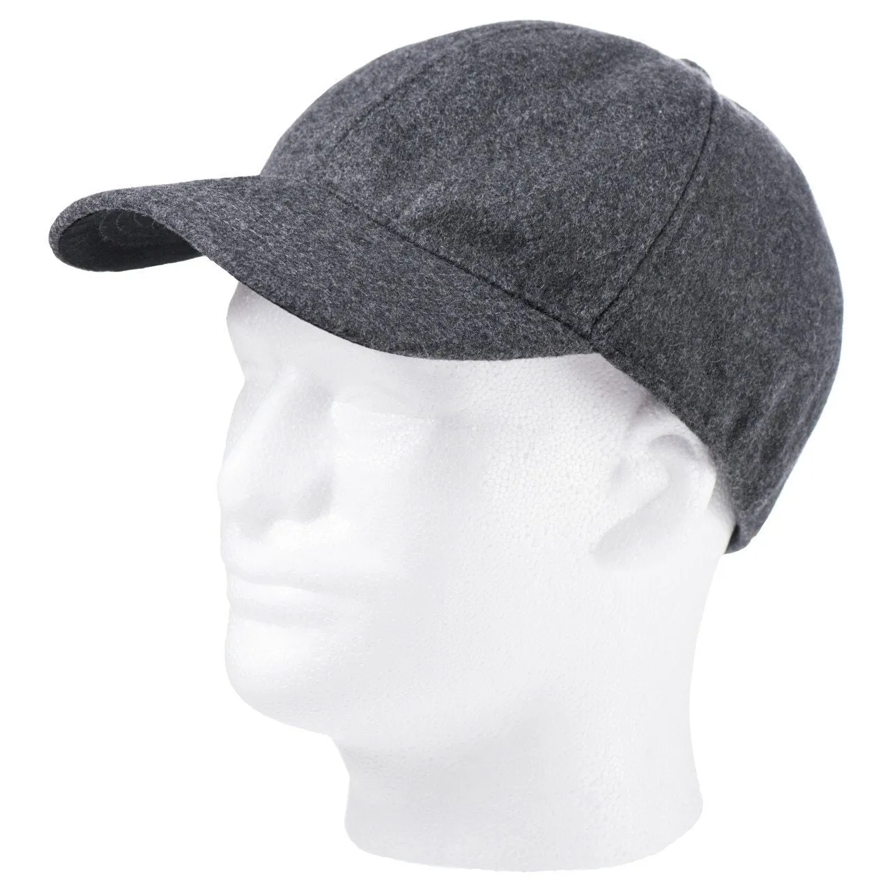 Apt 9 by Totes Men's Wool Blend Charcoal Grey Winter Baseball Cap