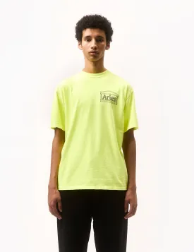 Aries Temple T-Shirt - Fluoro Yellow