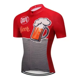 Beer Here Retro Cycling Jersey