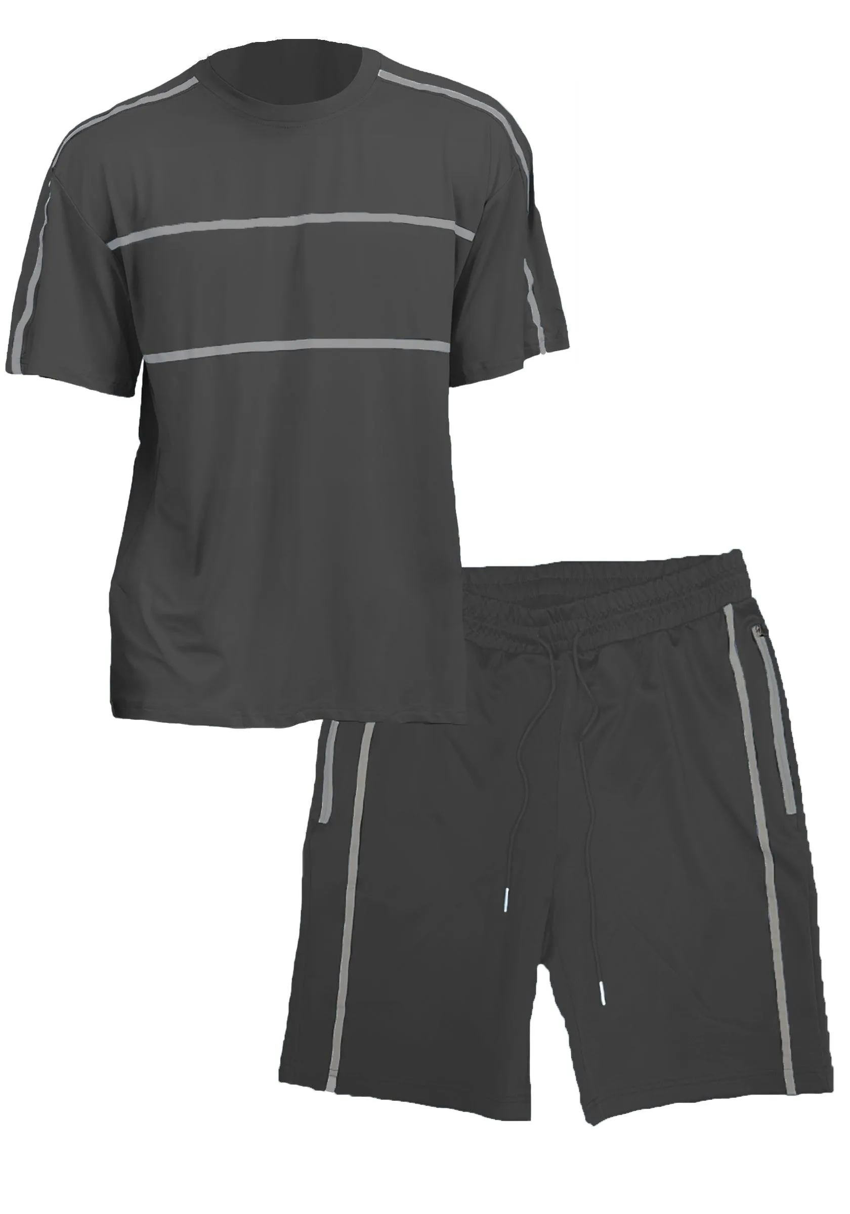 Black Jordan Tshirt Short Set