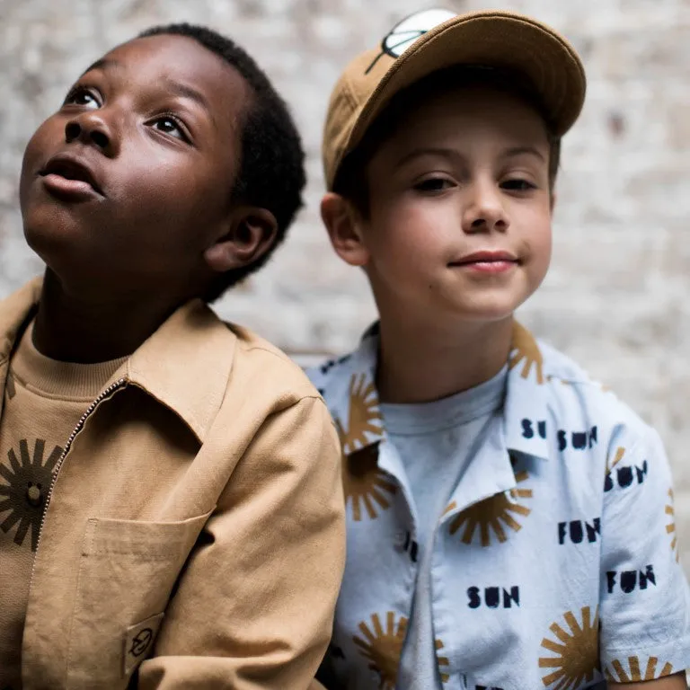 Blue and Golden Cuban Shirt