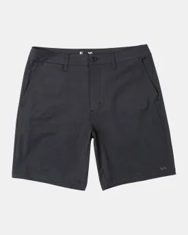 Boys Back In Hybrid Walkshorts 19" - Black