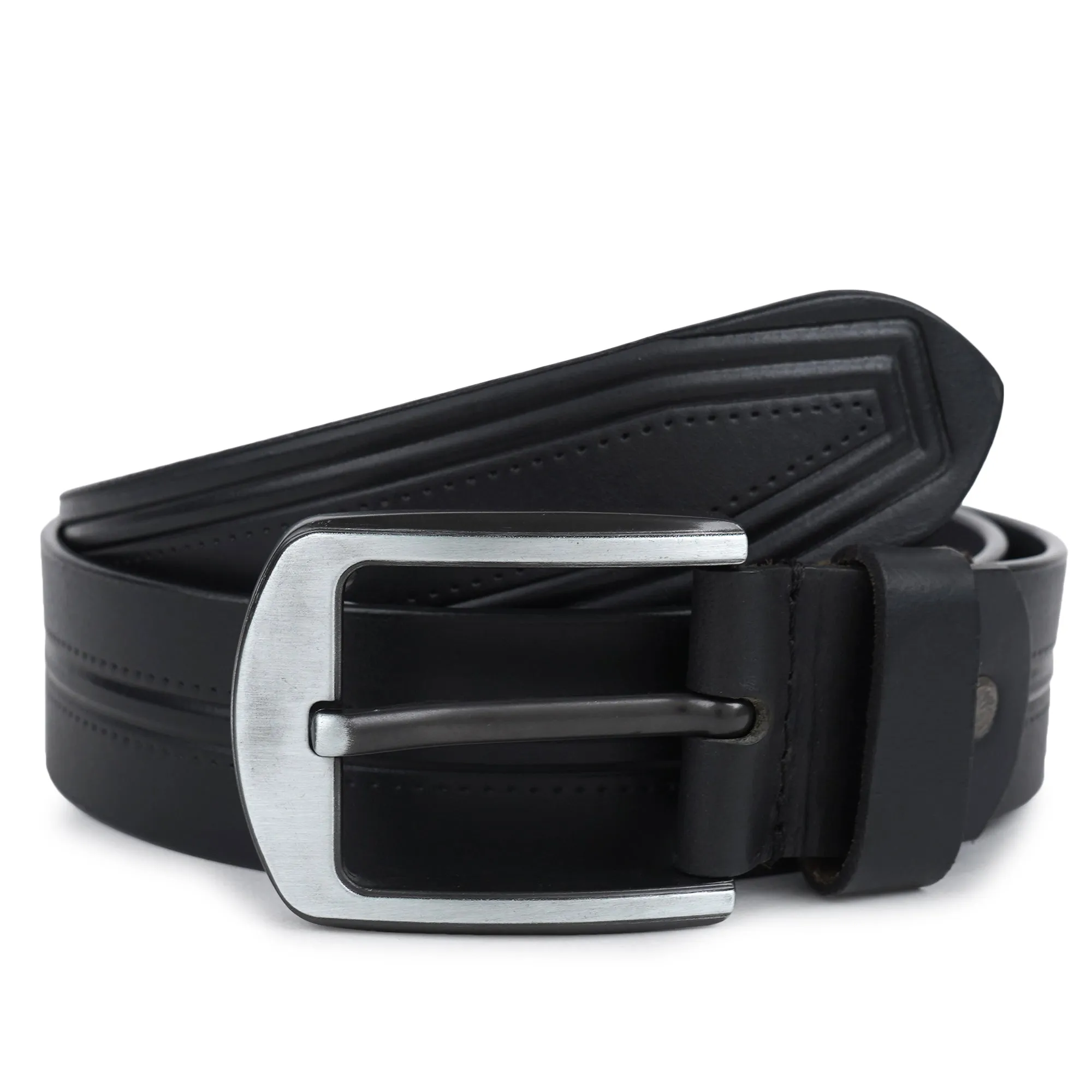 CIMONI Genuine Leather Men's Belt A Perfect Blend of Casual Wear - Metal Buckle Belts ( 1 Year Gurantee)