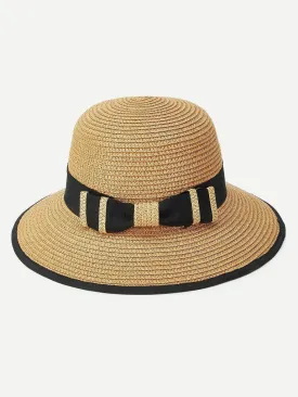 Contrast Edge Straw Hat