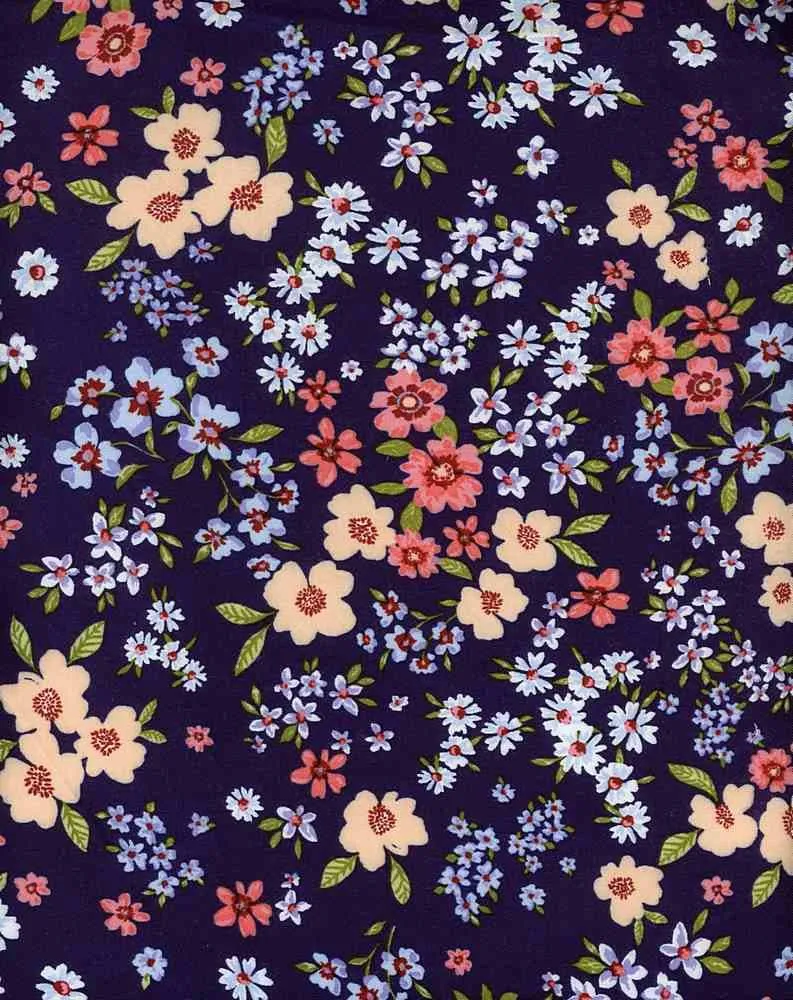 FLORAL PRINTED ON RAYON CHALLIS NFF21710-011