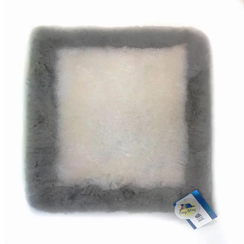 Genuine Australian Sheepskin Soft Border Cushion