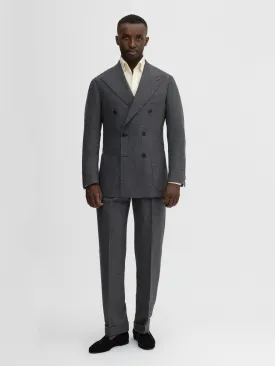 Grey Flannel Wool Suit (DB)