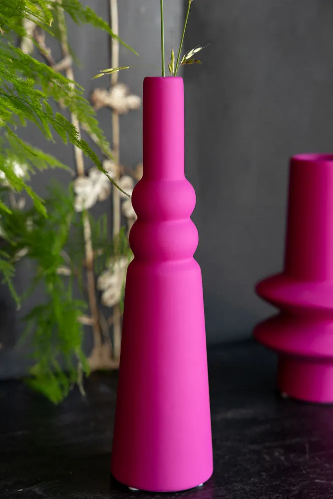 Hot Pink Vase - 2 Sizes Available