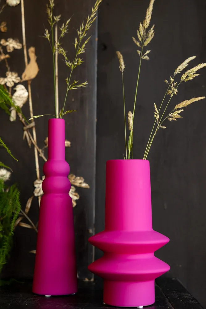 Hot Pink Vase - 2 Sizes Available