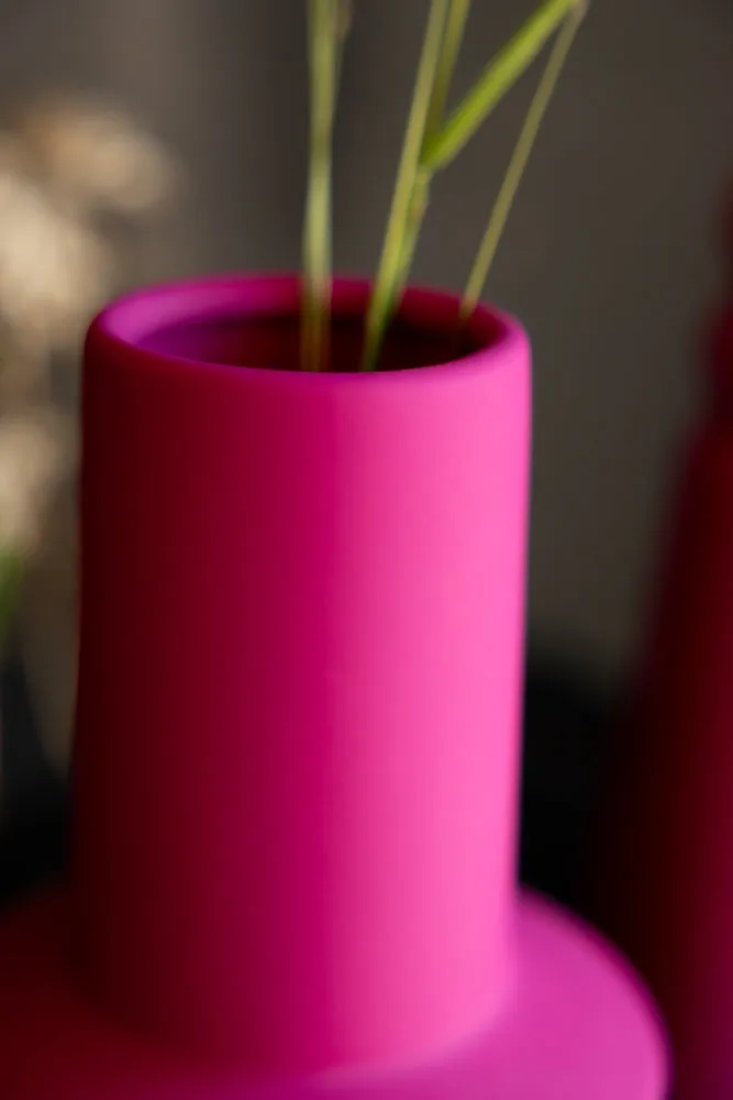 Hot Pink Vase - 2 Sizes Available