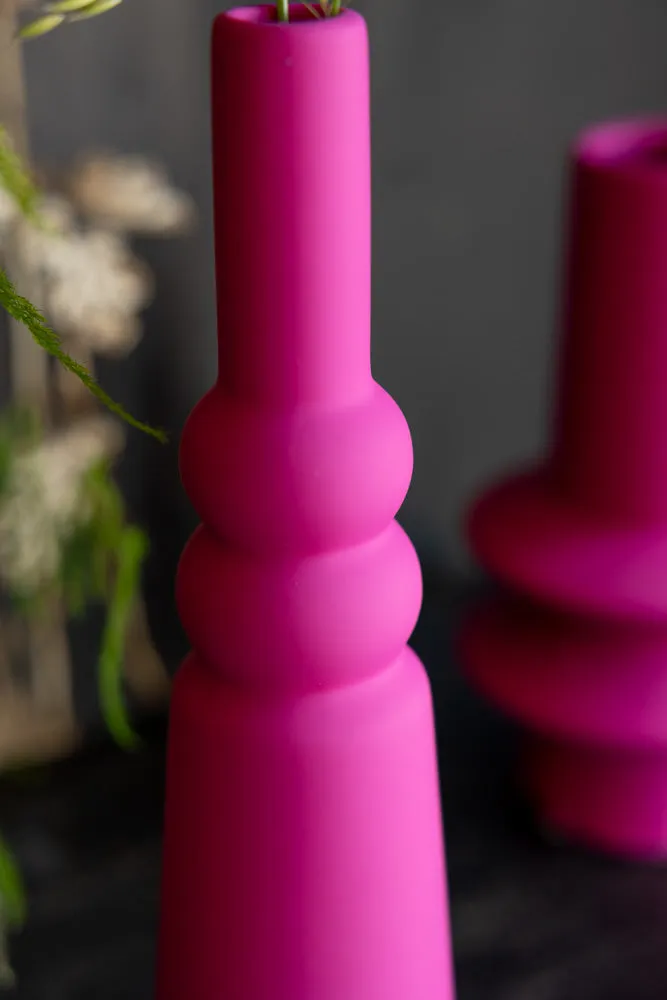 Hot Pink Vase - 2 Sizes Available