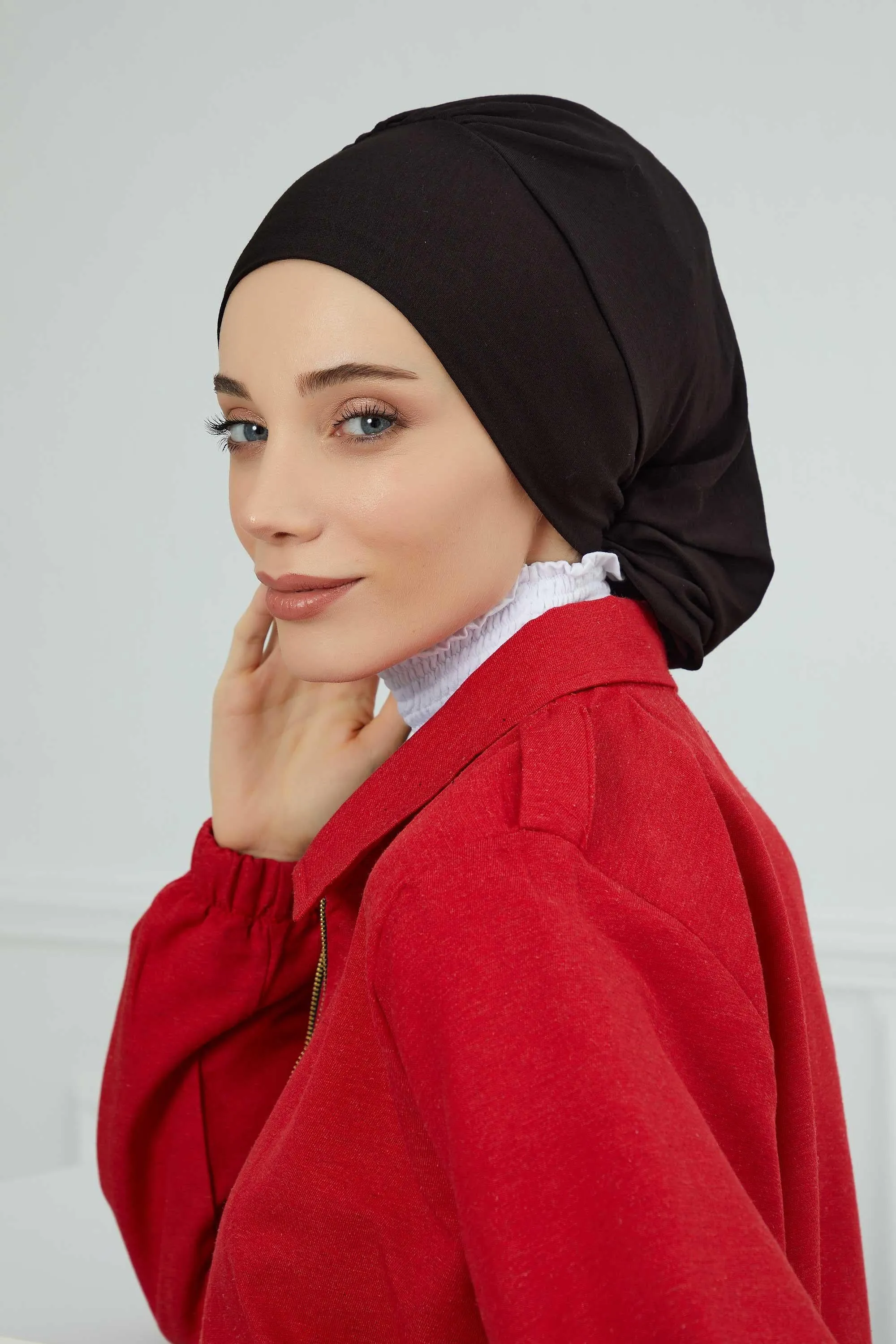 Instant Turban Lightweight Cotton Scarf Head Turbans For Women Headwear Stylish Elegant Design,HT-96