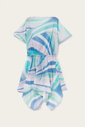 Iride-Print Cotton Dress