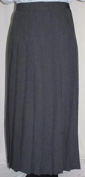 Junior High High School Gray Knife Pleated Skirt