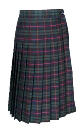 Kids Knife Pleated Skirt Plaid #254