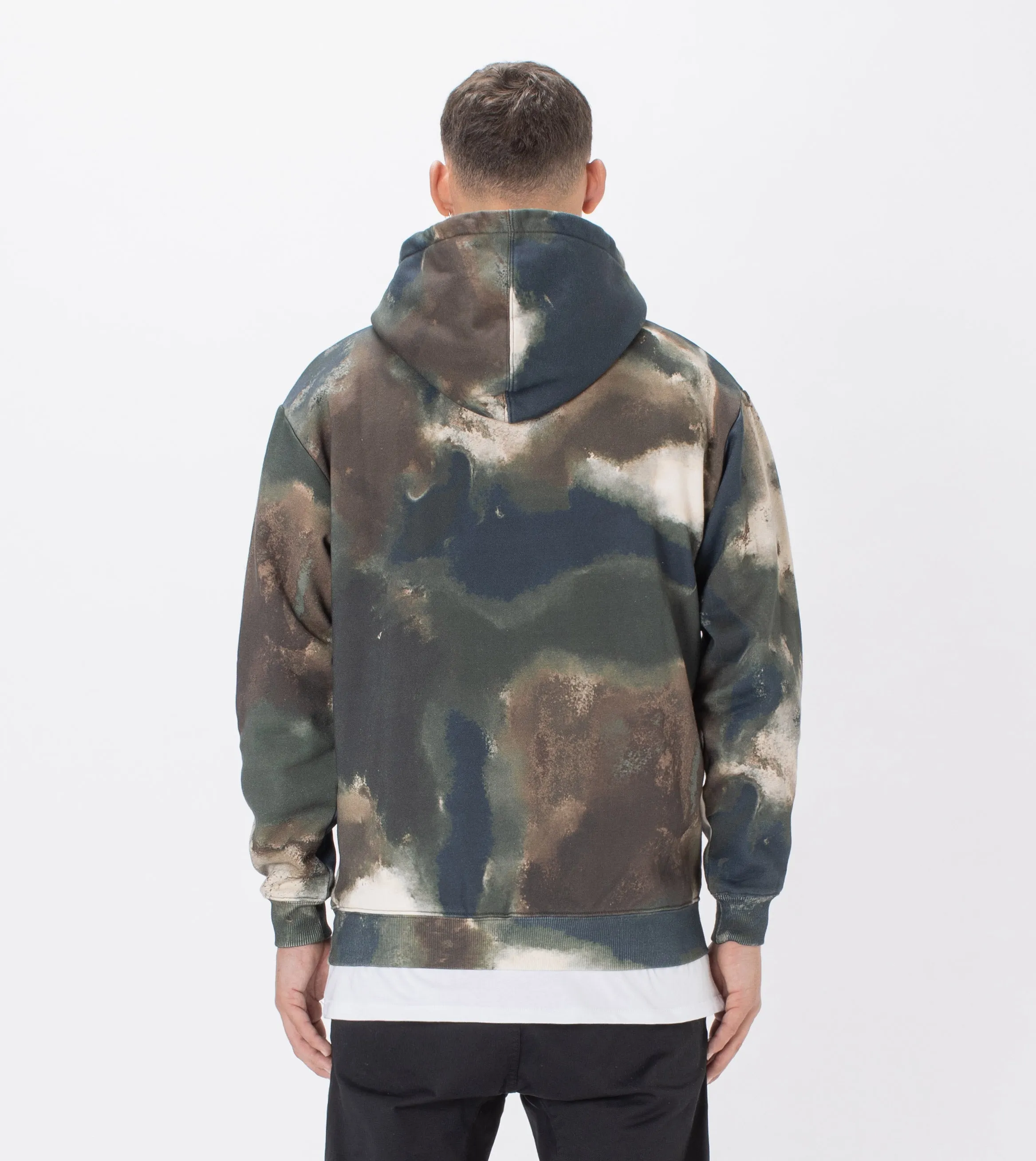 Lowgo Hood Sweat Washed Camo