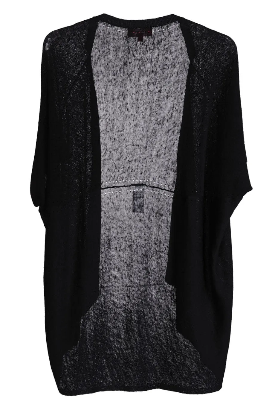 LUANA Black Batwing Cardigan