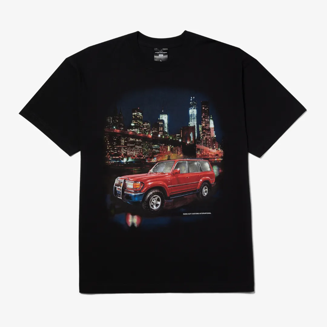 mens huf x toyota big poppa j8 s/s tee (black)