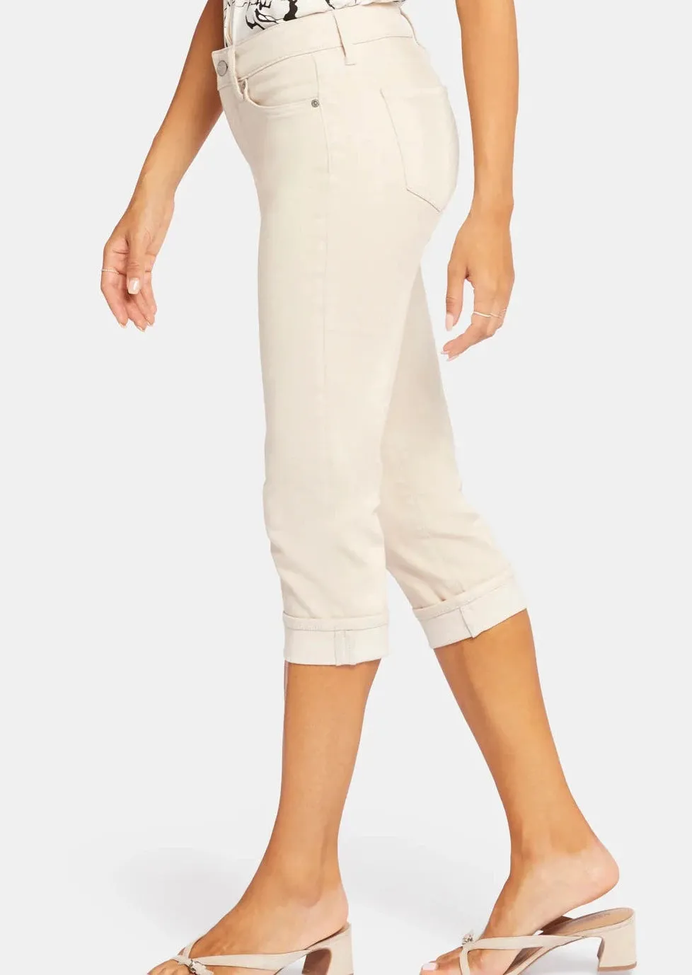 NYDJ - Marilyn Crop Cuff Pants - Feather