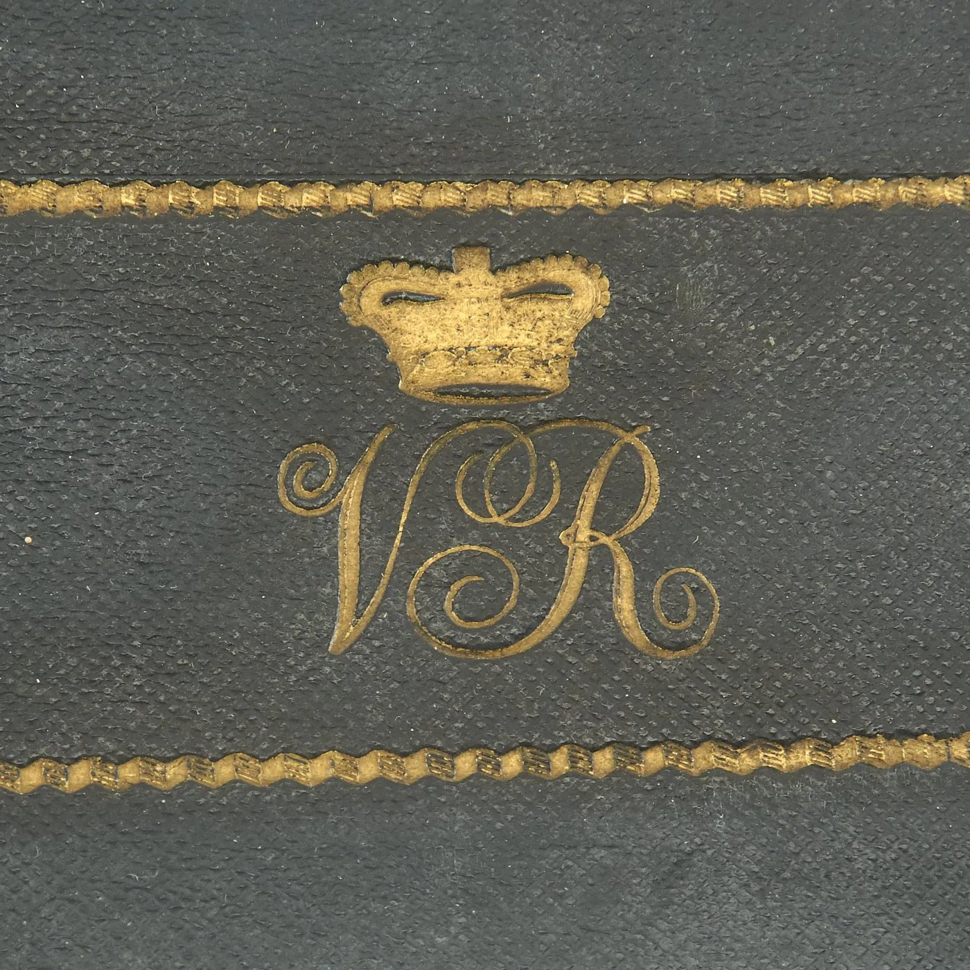 Original British 1840 Cased Arms Document Awarded by Queen Victoria to Peter Maze Esquire of Bristol