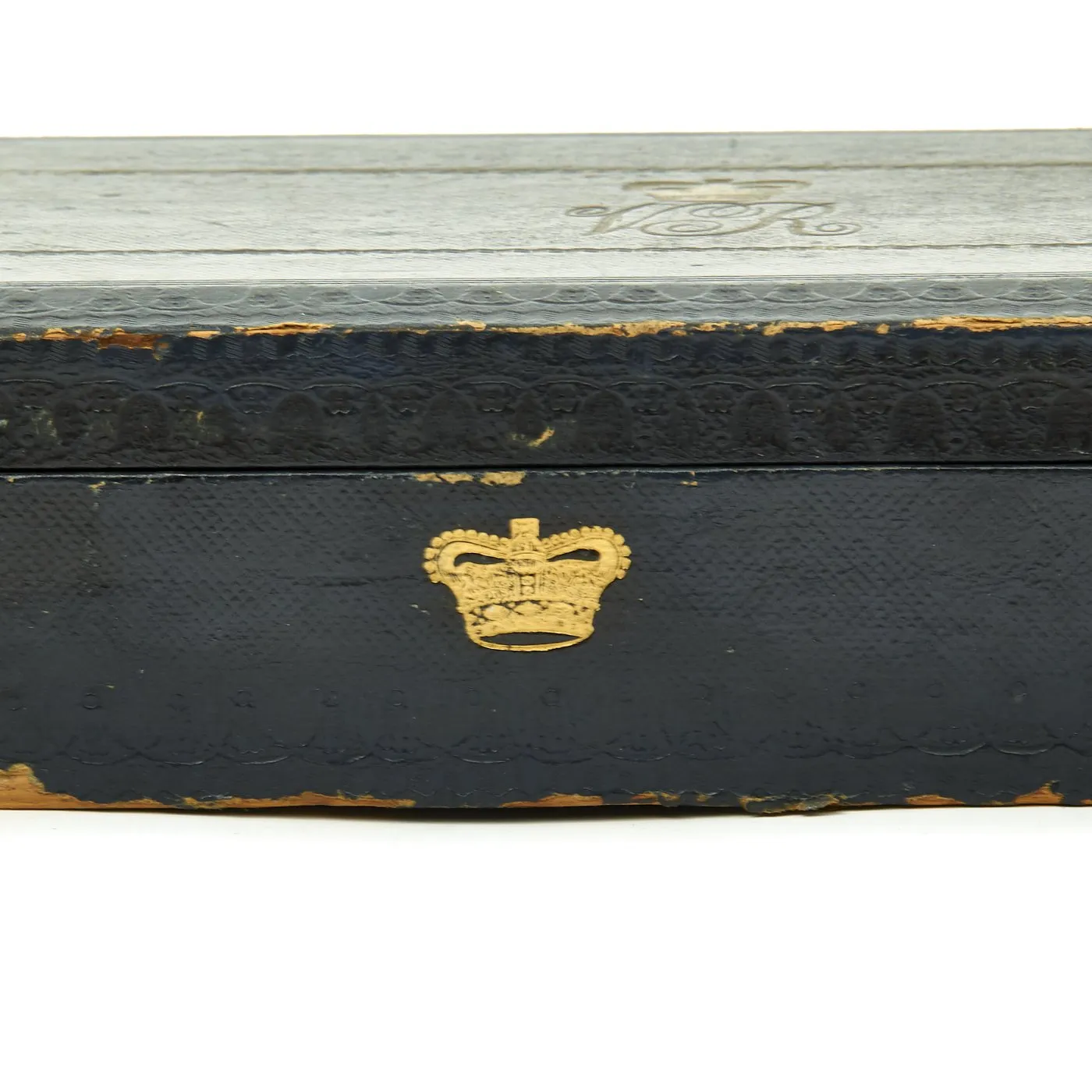 Original British 1840 Cased Arms Document Awarded by Queen Victoria to Peter Maze Esquire of Bristol