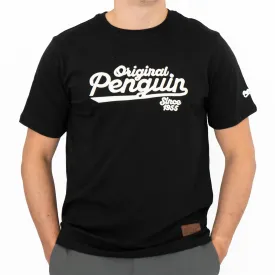 Original Penguin T-shirt Short Sleeve Embroidered Black