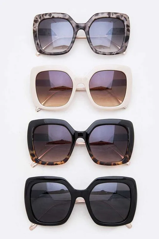 Oversize Square Sunglasses