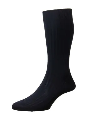 Short Cotton Socks - Navy