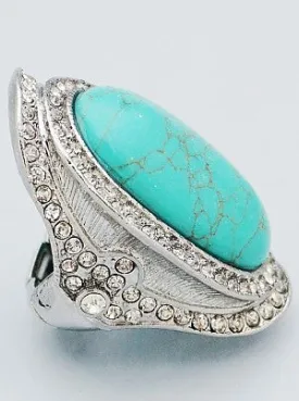 Sienna Turquoise Statement Ring