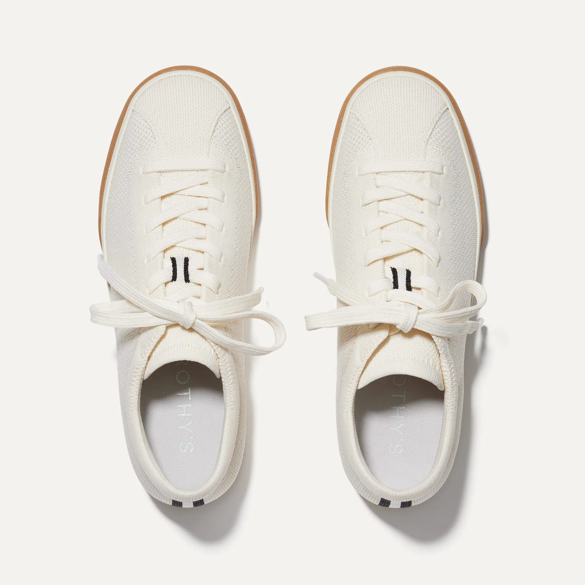 The Lace Up Sneaker - Blonde