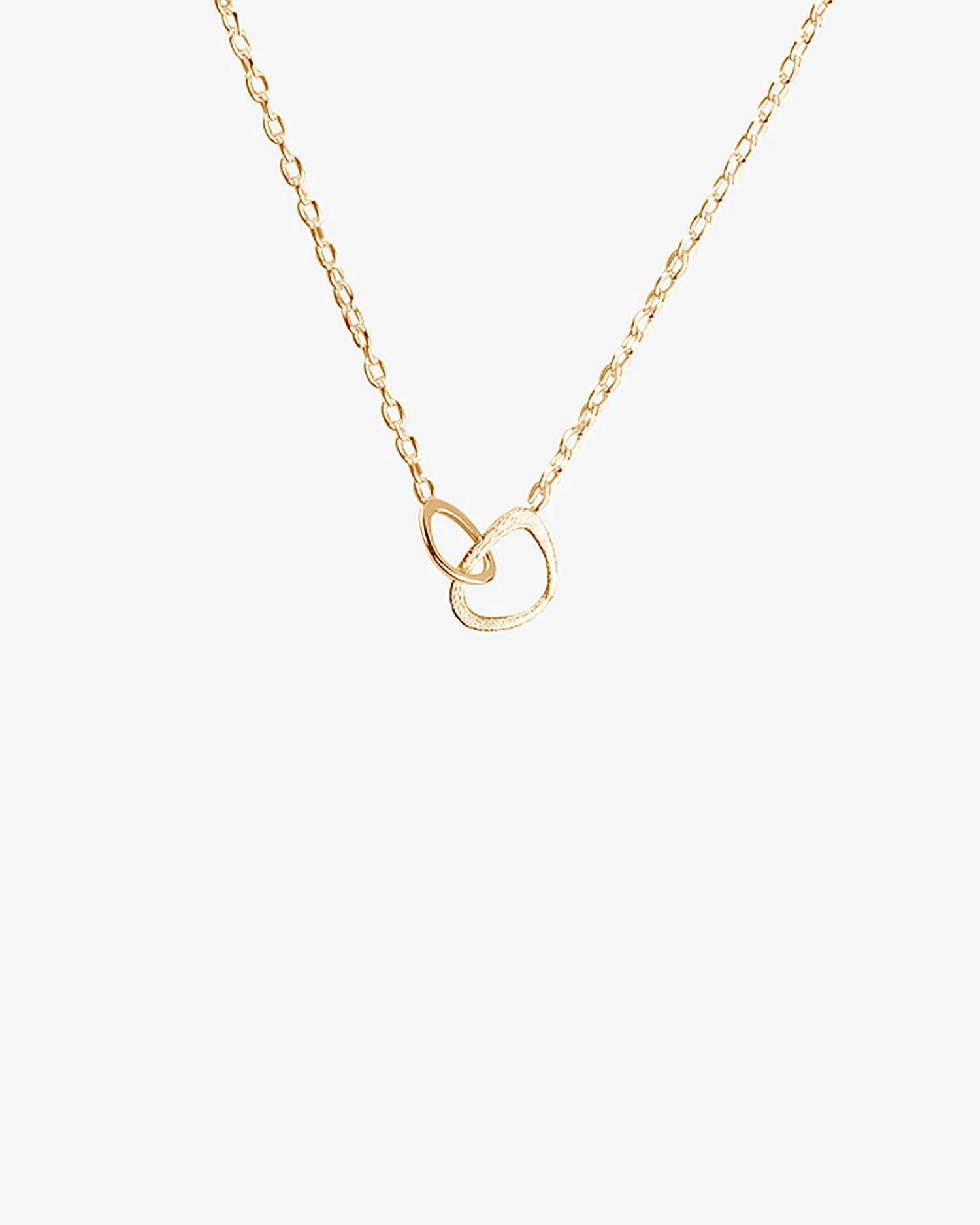 Together drop necklace gold