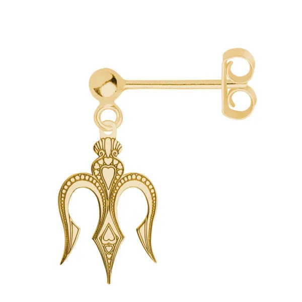 Trident Single Earring