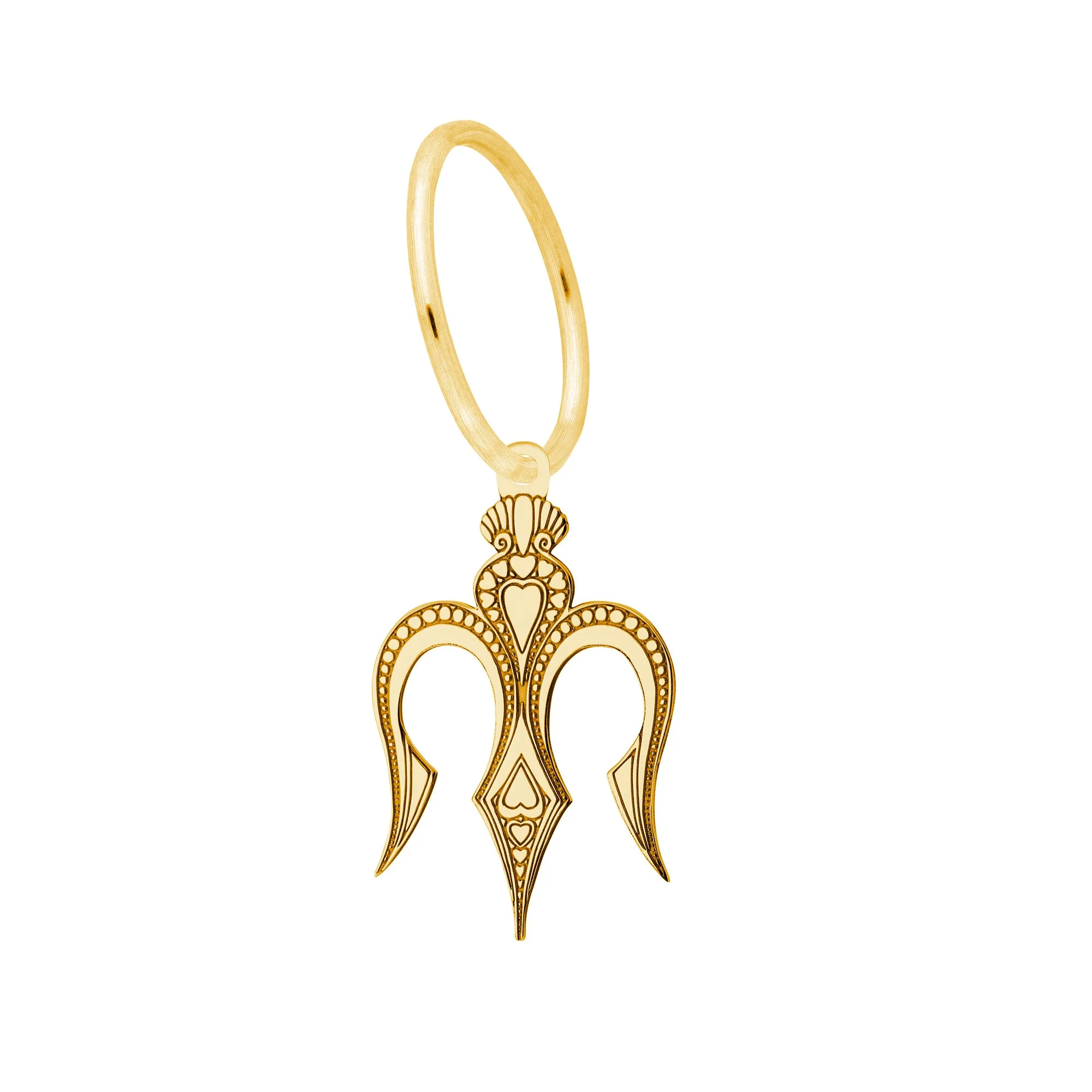 Trident Single Earring