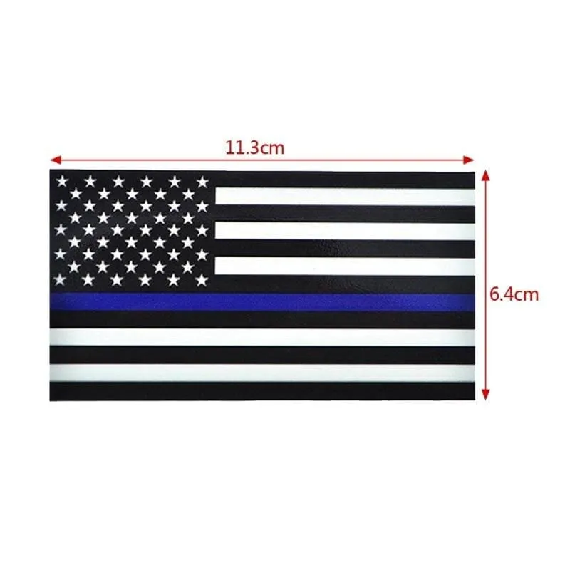 US Flag sticker for Police Car Just For You