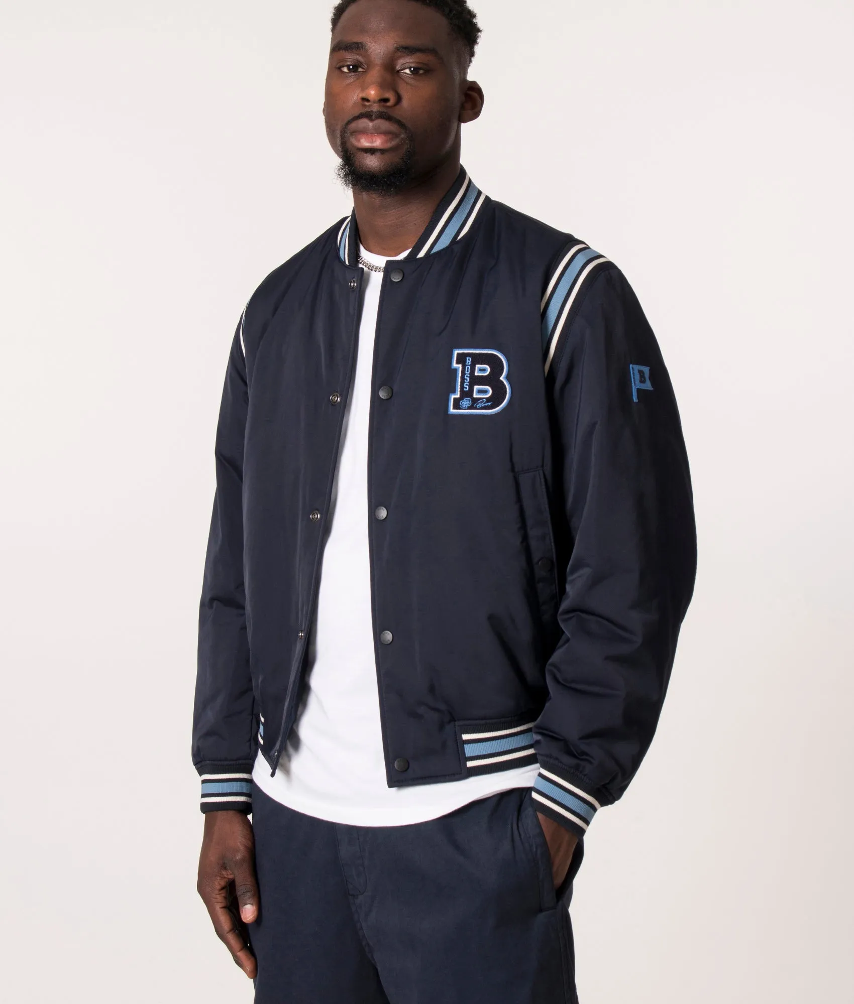 Water Repellent Oronzo Varsity Jacket