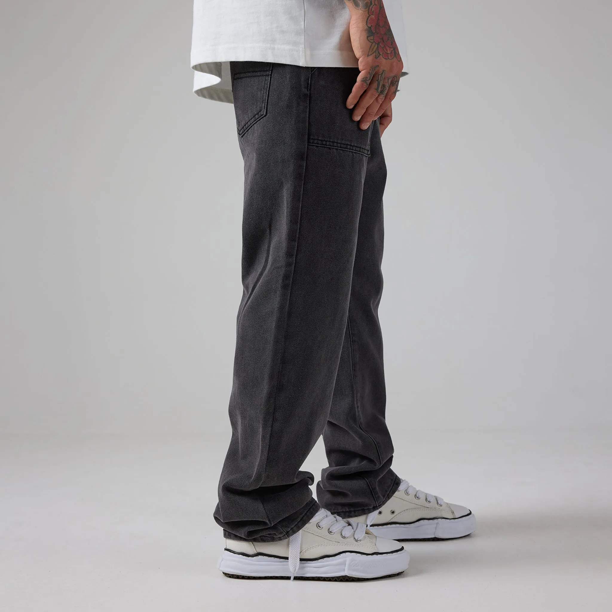 Worker Jean | Washed Black